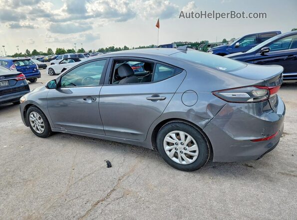 KMHD74LF6HU071966 2017 HYUNDAI ELANTRA Gray Trasero izquierdo