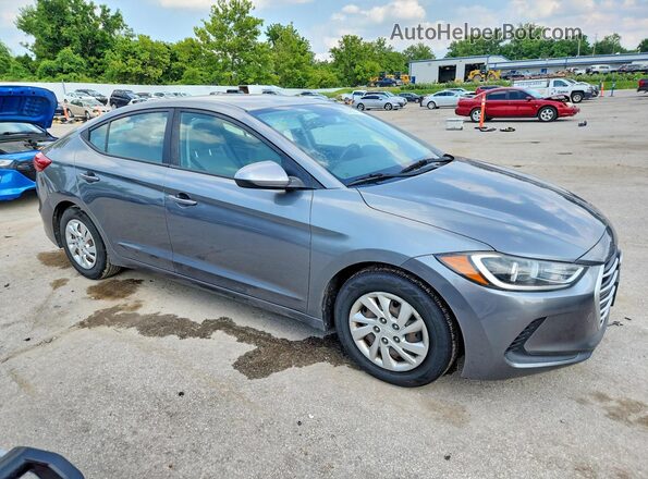 KMHD74LF6HU071966 2017 HYUNDAI ELANTRA Gray Delantero derecho