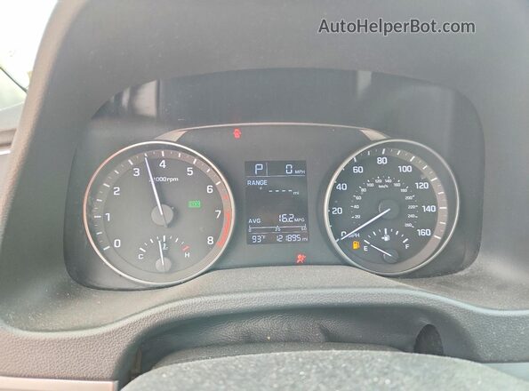 KMHD74LF6HU071966 2017 HYUNDAI ELANTRA Gray Vista del cuadro de instrumentos