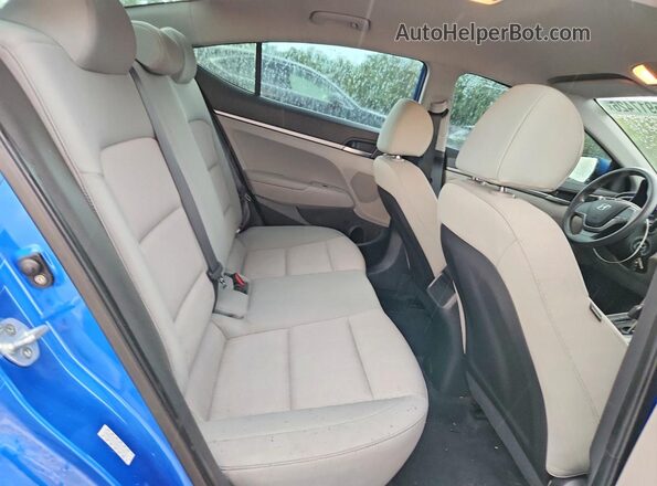 KMHD74LF6HU125914 2017 HYUNDAI ELANTRA Blue Vista de los asientos traseros