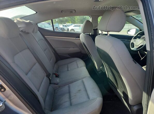 KMHD74LF6HU350866 2017 HYUNDAI ELANTRA Gray უკანა სავარძლების ხედი