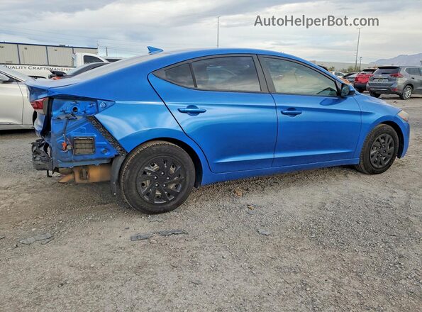KMHD74LF6HU392258 2017 HYUNDAI ELANTRA Синий Задняя правая четверть