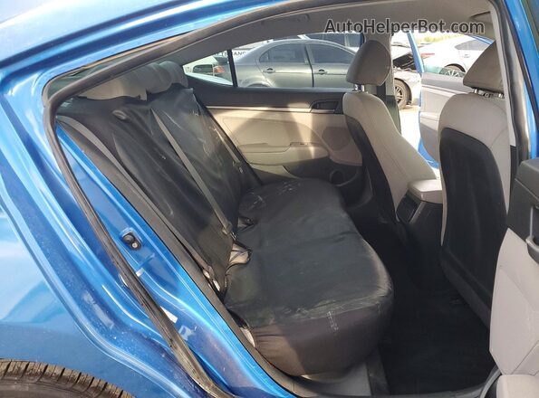 KMHD74LF6HU392258 2017 HYUNDAI ELANTRA Синий Вид задних сидений