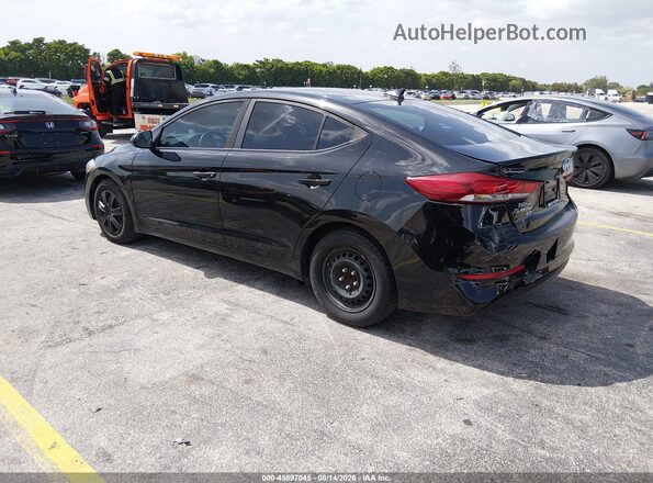 KMHD74LF6HU423623 2017 HYUNDAI ELANTRA Black Rear left