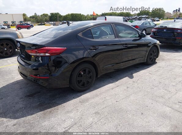 KMHD74LF6HU423623 2017 HYUNDAI ELANTRA Black Rear right
