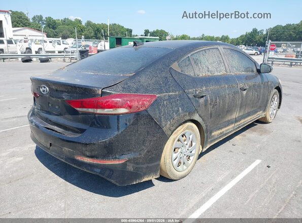 KMHD74LF6HU424836 2017 HYUNDAI ELANTRA Black Задня права чверть