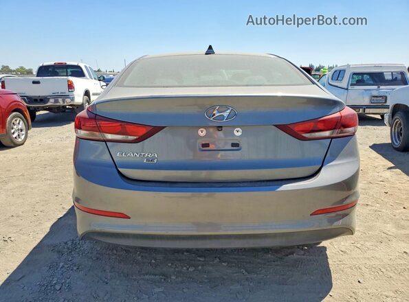 KMHD74LF6HU428692 2017 HYUNDAI ELANTRA Gray Հետևի տեսք