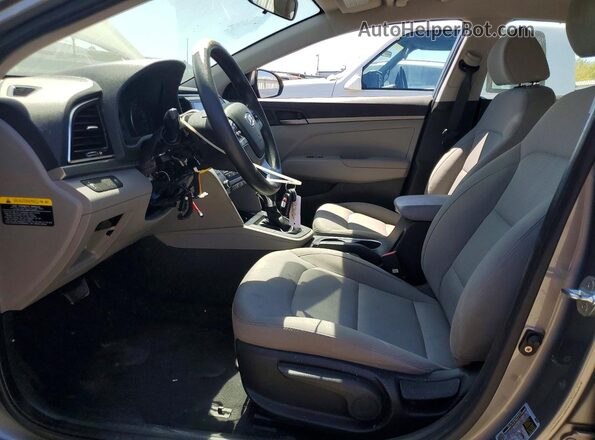 KMHD74LF6HU428692 2017 HYUNDAI ELANTRA Gray Սալոնի դիմացի տեսք