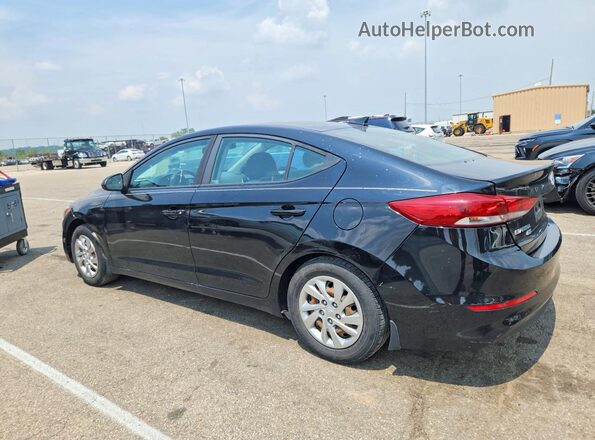 KMHD74LF6HU433021 2017 HYUNDAI ELANTRA Black Задня ліва чверть