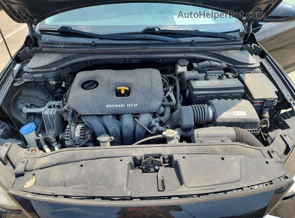 KMHD74LF6HU433021 2017 HYUNDAI ELANTRA Black Вид задньої частини салону