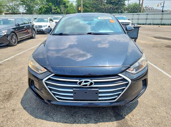 KMHD74LF6HU433021 2017 HYUNDAI ELANTRA Black Вид спереду