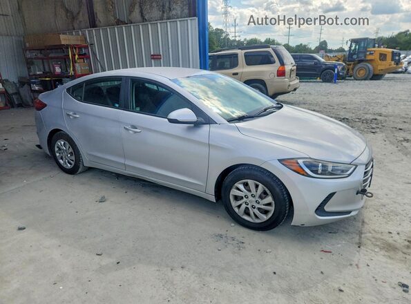 KMHD74LF6JU519466 2018 HYUNDAI ELANTRA Silver Przód prawy