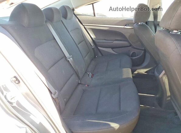 KMHD74LF6KU850808 2019 HYUNDAI ELANTRA Charcoal Vista de los asientos traseros