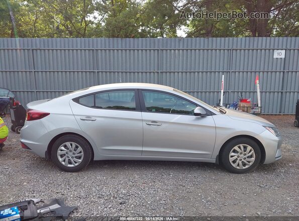 KMHD74LF6LU940915 2020 HYUNDAI ELANTRA Серебряный Вид задней части салона