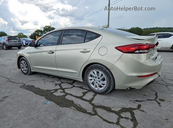 KMHD74LF7HU076772 2017 HYUNDAI ELANTRA Cream Задня ліва чверть