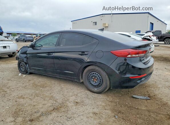 KMHD74LF7HU083026 2017 HYUNDAI ELANTRA Black Tył lewy