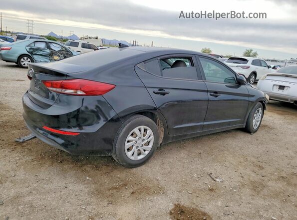 KMHD74LF7HU083026 2017 HYUNDAI ELANTRA Black Tył prawy