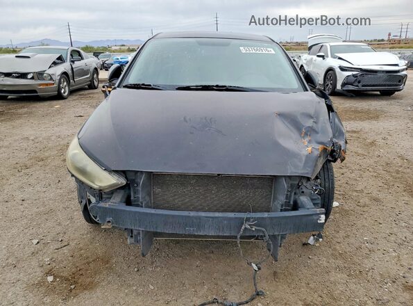 KMHD74LF7HU083026 2017 HYUNDAI ELANTRA Black Widok z przodu