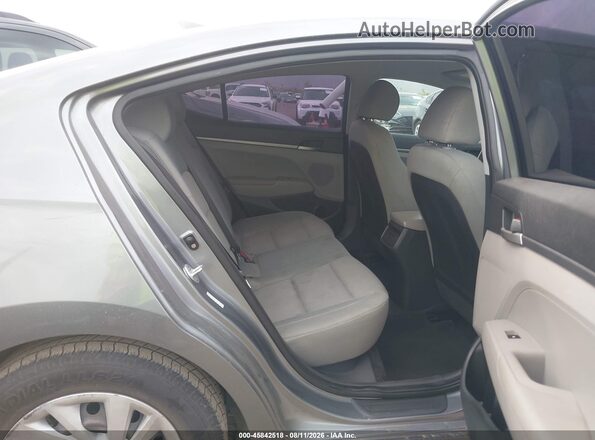 KMHD74LF7HU084032 2017 HYUNDAI ELANTRA Gray Widok naklejki z numerem VIN