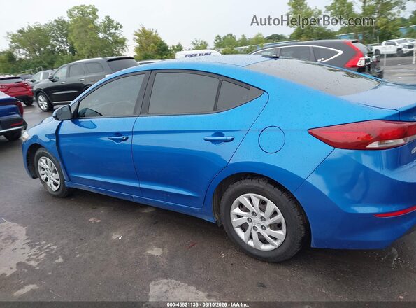 KMHD74LF7HU093930 2017 HYUNDAI ELANTRA Blue Панорамний вид салону 360°