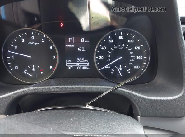 KMHD74LF7HU093930 2017 HYUNDAI ELANTRA Blue Вид задніх сидінь