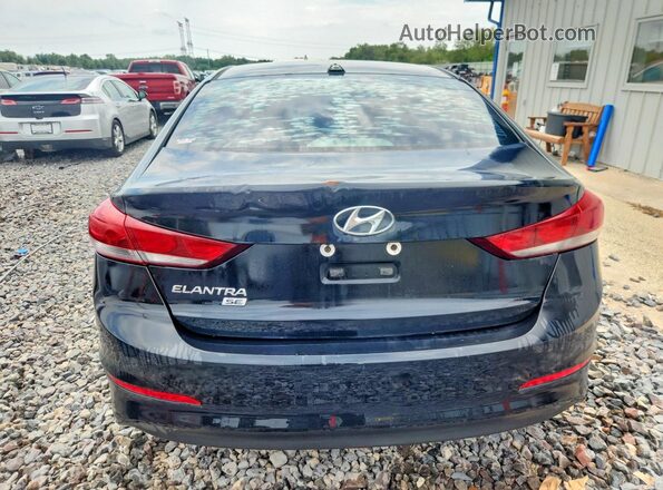 KMHD74LF7HU117725 2017 HYUNDAI ELANTRA Black Vista trasera