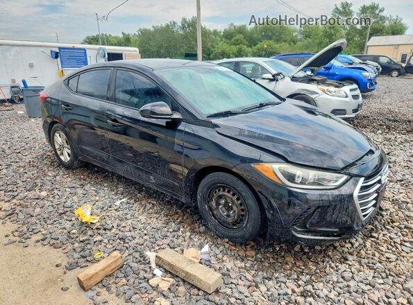 KMHD74LF7HU117725 2017 HYUNDAI ELANTRA Black Delantero derecho