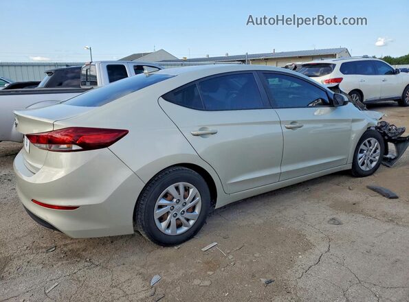 KMHD74LF7HU301496 2017 HYUNDAI ELANTRA Кремовый Задняя правая четверть