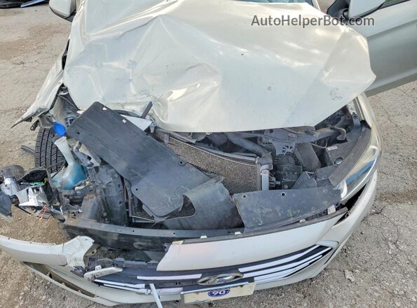 KMHD74LF7HU301496 2017 HYUNDAI ELANTRA Кремовый Вид задней части салона
