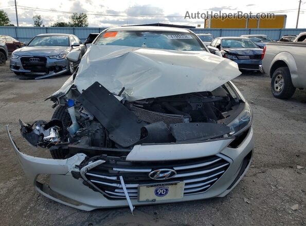 KMHD74LF7HU301496 2017 HYUNDAI ELANTRA Кремовый Вид спереди