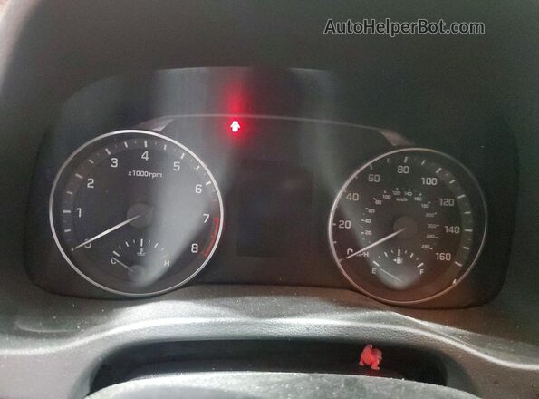 KMHD74LF7HU315656 2017 HYUNDAI ELANTRA Бордовый Вид щитка приборов