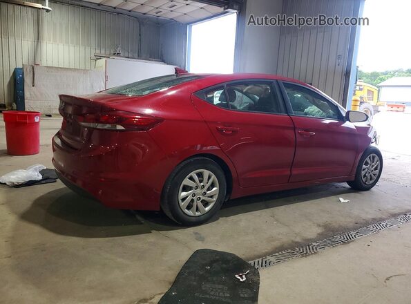 KMHD74LF7HU315656 2017 HYUNDAI ELANTRA Бордовый Задняя правая четверть