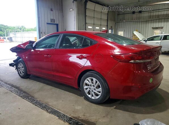 KMHD74LF7HU315656 2017 HYUNDAI ELANTRA Бордовый Задняя левая четверть