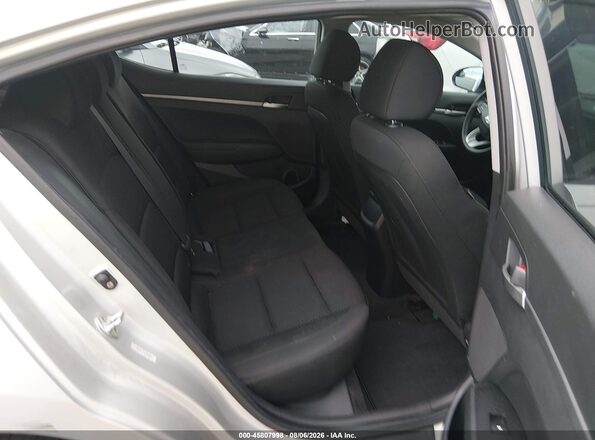 KMHD74LF7KU752872 2019 HYUNDAI ELANTRA Silver Vista de la etiqueta del VIN
