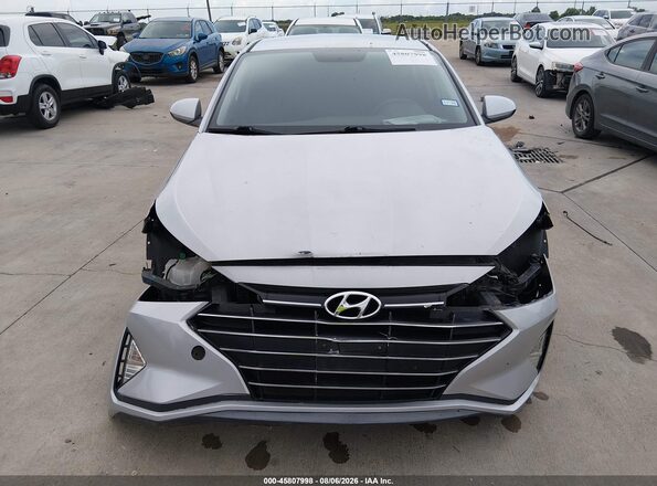 KMHD74LF7KU752872 2019 HYUNDAI ELANTRA Silver Vista del cuadro de instrumentos