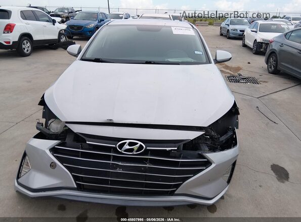 KMHD74LF7KU752872 2019 HYUNDAI ELANTRA Silver Vista frontal
