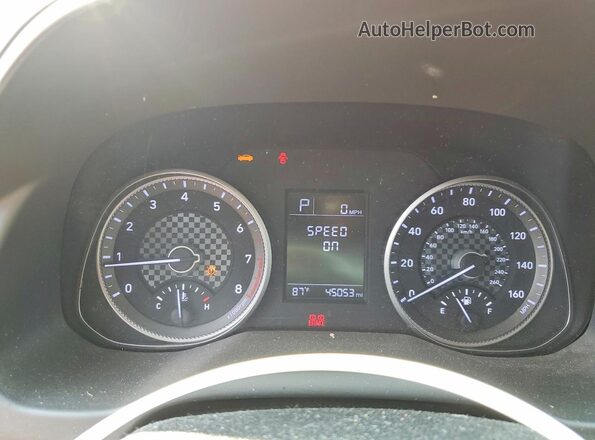 KMHD74LF7KU789243 2019 HYUNDAI ELANTRA Red ხელსაწყოთა პანელის ხედი