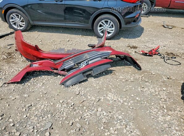 KMHD74LF7KU789243 2019 HYUNDAI ELANTRA Red ძრავის განყოფილების ხედი