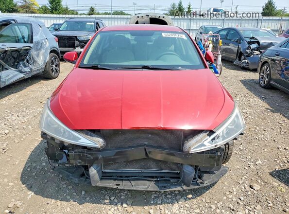 KMHD74LF7KU789243 2019 HYUNDAI ELANTRA Red წინა ხედი