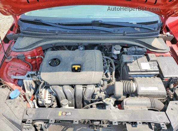 KMHD74LF7KU789243 2019 HYUNDAI ELANTRA Red უკანა სალონის ხედი