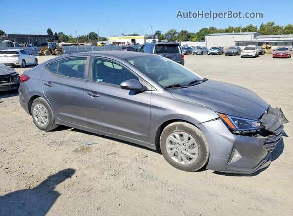 KMHD74LF7KU814741 2019 HYUNDAI ELANTRA Gray წინა მარჯვენა