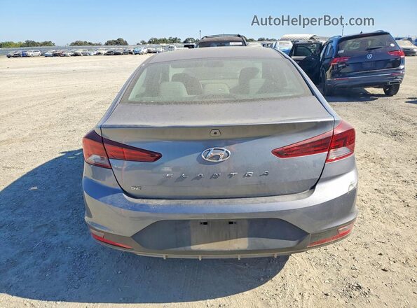 KMHD74LF7KU814741 2019 HYUNDAI ELANTRA Gray უკანა ხედი