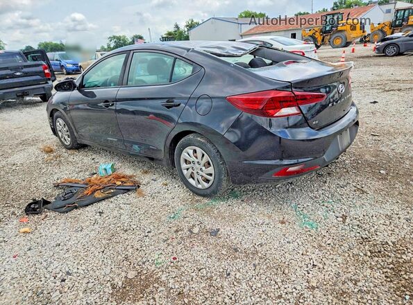 KMHD74LF7KU838473 2019 HYUNDAI ELANTRA Black Trasero izquierdo