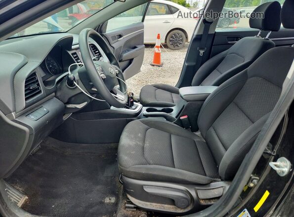 KMHD74LF7KU838473 2019 HYUNDAI ELANTRA Black Vista interior delantera