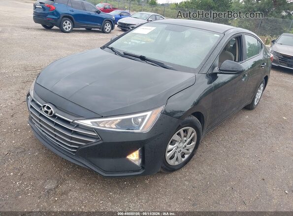 KMHD74LF7KU885891 2019 HYUNDAI ELANTRA Black Front left