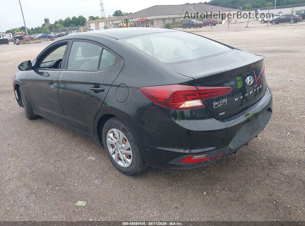 KMHD74LF7KU885891 2019 HYUNDAI ELANTRA Black Rear left