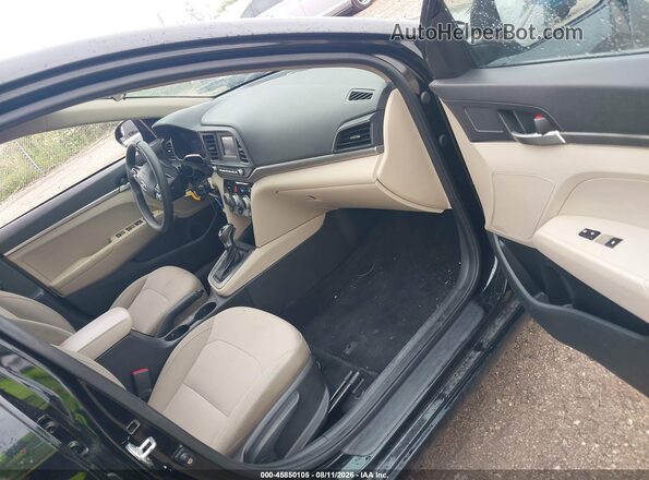 KMHD74LF7KU885891 2019 HYUNDAI ELANTRA Black Front interior view