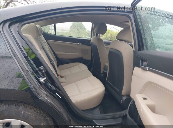 KMHD74LF7KU885891 2019 HYUNDAI ELANTRA Black VIN sticker view