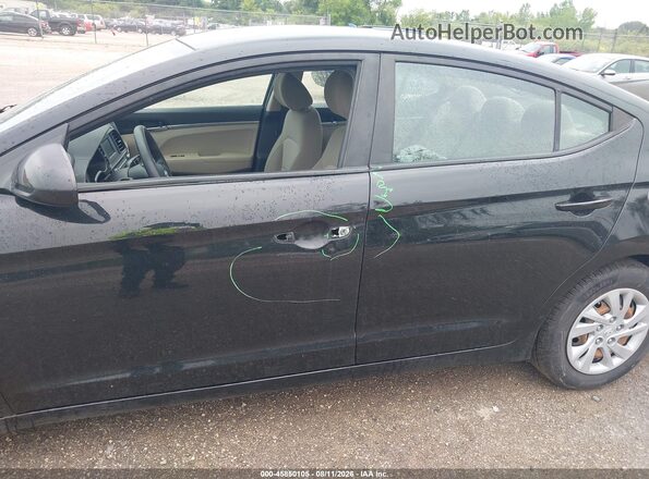 KMHD74LF7KU885891 2019 HYUNDAI ELANTRA Black Front view