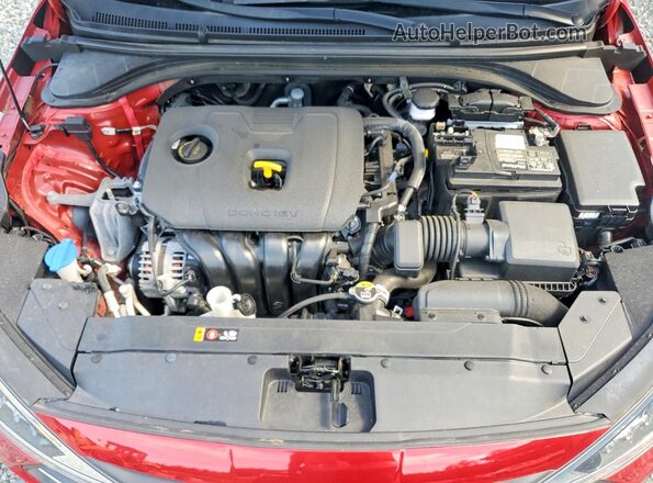 KMHD74LF7LU024325 2020 HYUNDAI ELANTRA Red Rear interior view
